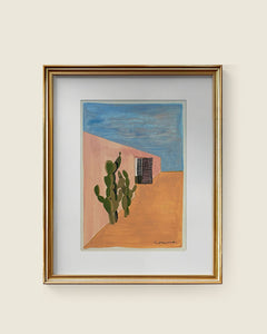 Pink Wall In The Desert original