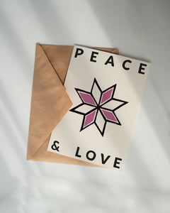 Peace & Love Notecard
