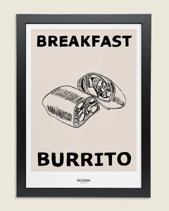 Breakfast Burrito Framed